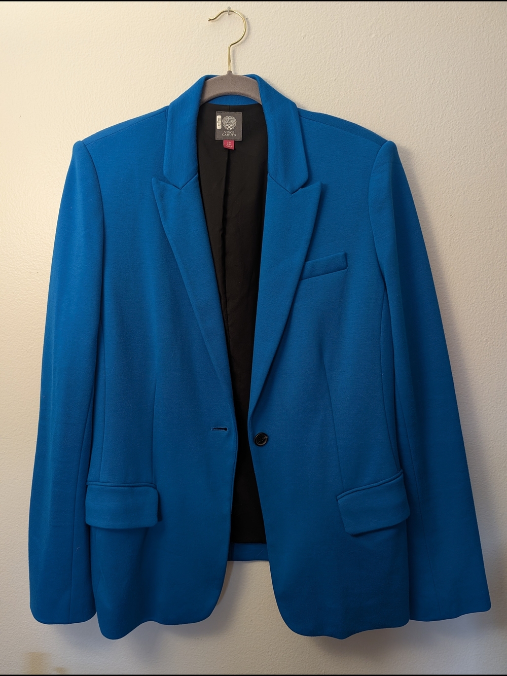 Vince Camuto Bright Blue Single-Button Blazer
